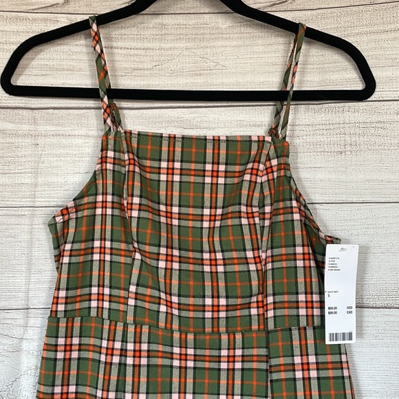 Urban Outfitters Monica Plaid Mini Dress Women's Size Small - Picture 2 of 9